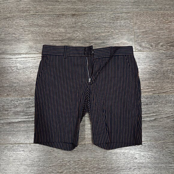 Mr Turk Striped Shorts – Size 28 - Picture 1 of 8